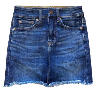 American Eagle Denim Mini Skirt High Rise Dark Wash Size 00